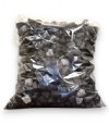 0.60 cu ft FunPak Mini Plant Based Biodegradable Packing Peanuts<br><font color=blue>Black Hearts</font>