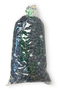 1.5 cu ft FunPak Plant Based Biodegradable Packing Peanuts<br><font color=blue>Black Hearts</font>