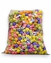 0.60 cu ft FunPak Mini Plant Based Biodegradable Packing Peanuts<br><font color=blue>Rainbow Stars</font>